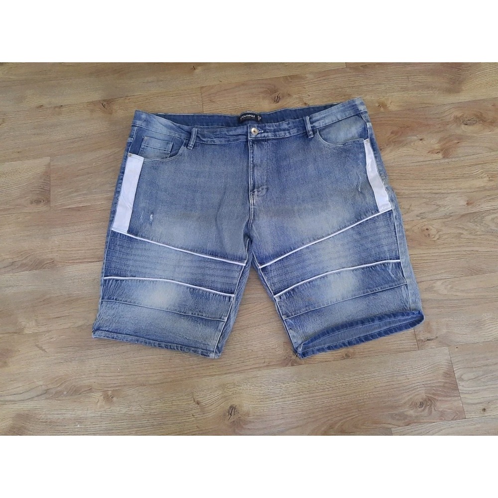Southpole Shorts Mens 46 Blue Baggy Stretch Jorts Hip Hop Y2K Denim Jean